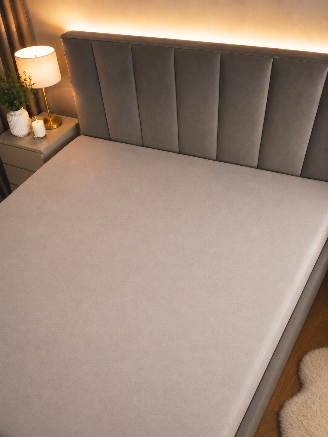 Quilavy Bettlaken mit Mikroklett bleibt straff